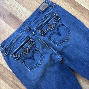 Levi's Strauss 515 Boot Cut Jeans Women's Sz 6L Y2K Western Cowgirl Flap Pockets